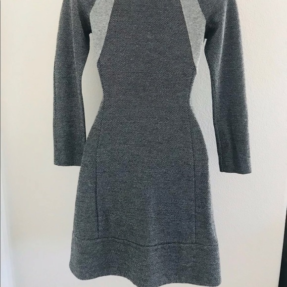 Theory Wool Blend Sweater Dress Chayenne Cityscape - Picture 4 of 8